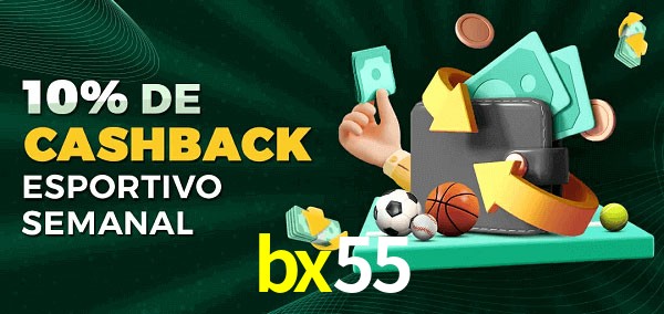 10% de bônus de cashback na bx55